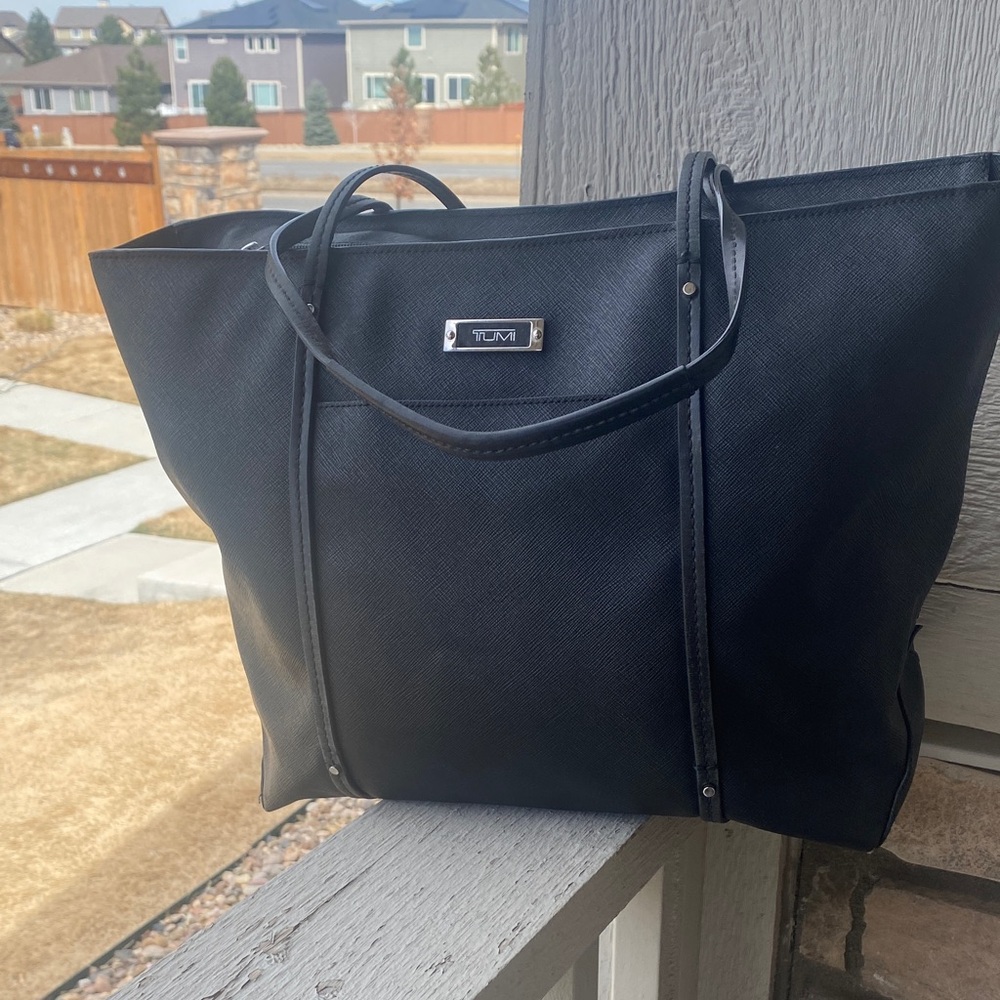 Tumi Elegant Black Tote Bag